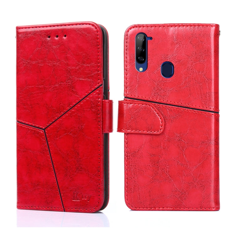 For ZTE Libero 5G Geometric Stitching Horizontal Flip Leather Phone Case