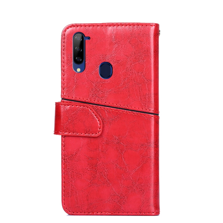 For ZTE Libero 5G Geometric Stitching Horizontal Flip Leather Phone Case