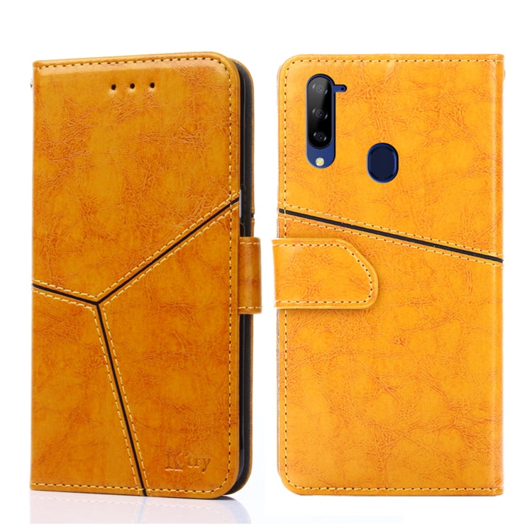 For ZTE Libero 5G Geometric Stitching Horizontal Flip Leather Phone Case