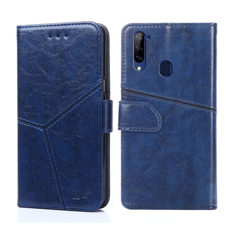 For ZTE Libero 5G Geometric Stitching Horizontal Flip Leather Phone Case