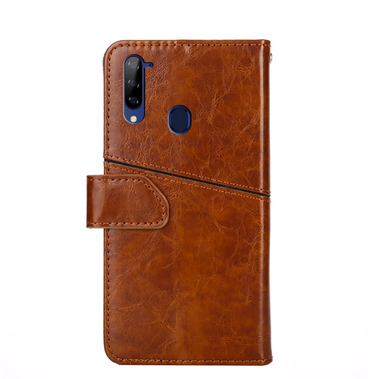 For ZTE Libero 5G Geometric Stitching Horizontal Flip Leather Phone Case