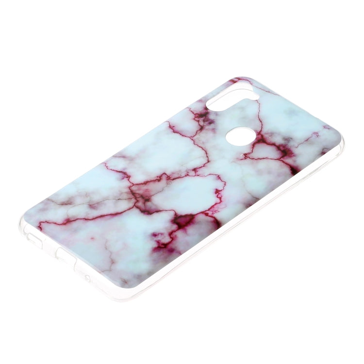 For Galaxy A11 Marble Pattern Soft TPU Protective Case