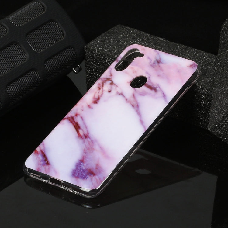 For Galaxy A11 Marble Pattern Soft TPU Protective Case