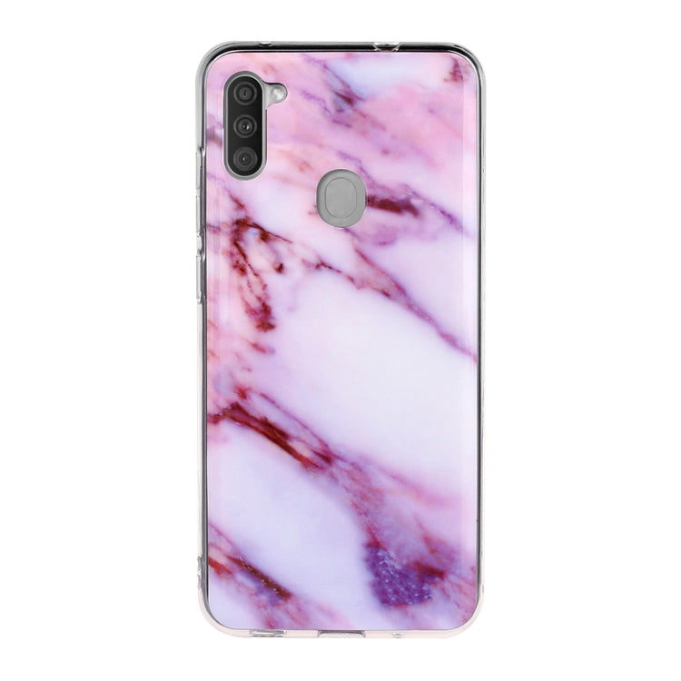 For Galaxy A11 Marble Pattern Soft TPU Protective Case