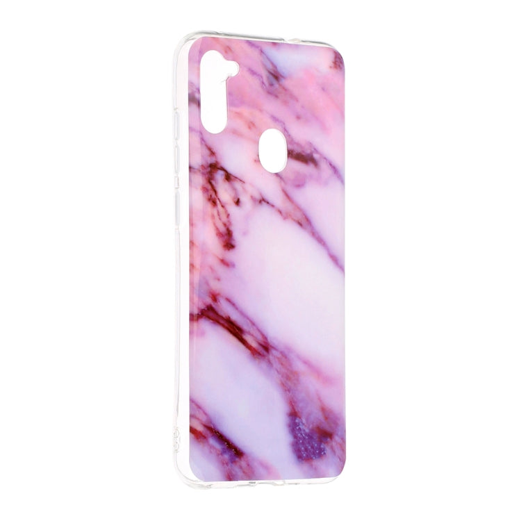 For Galaxy A11 Marble Pattern Soft TPU Protective Case