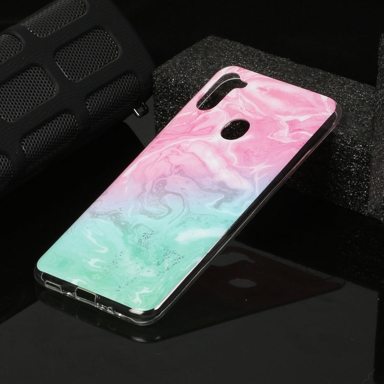 For Galaxy A11 Marble Pattern Soft TPU Protective Case