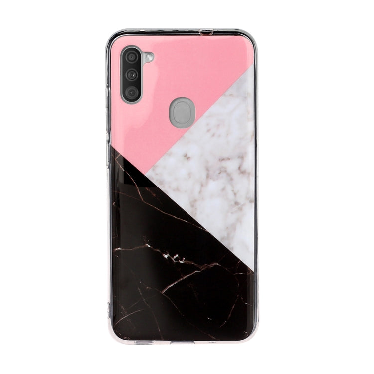 For Galaxy A11 Marble Pattern Soft TPU Protective Case