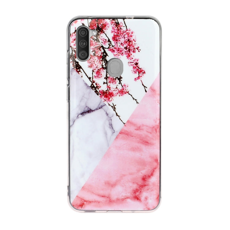 For Galaxy A11 Marble Pattern Soft TPU Protective Case