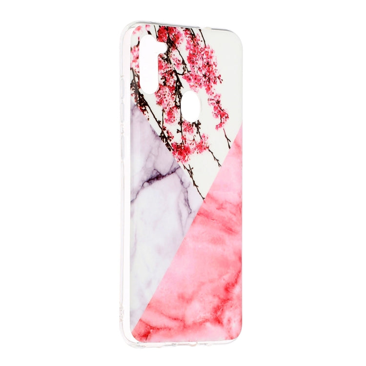 For Galaxy A11 Marble Pattern Soft TPU Protective Case