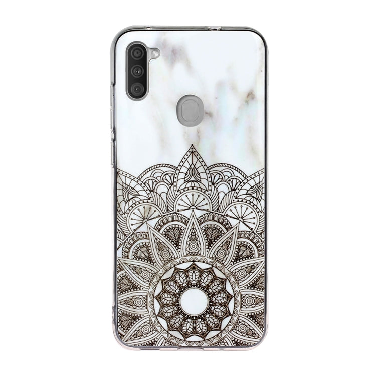For Galaxy A11 Marble Pattern Soft TPU Protective Case