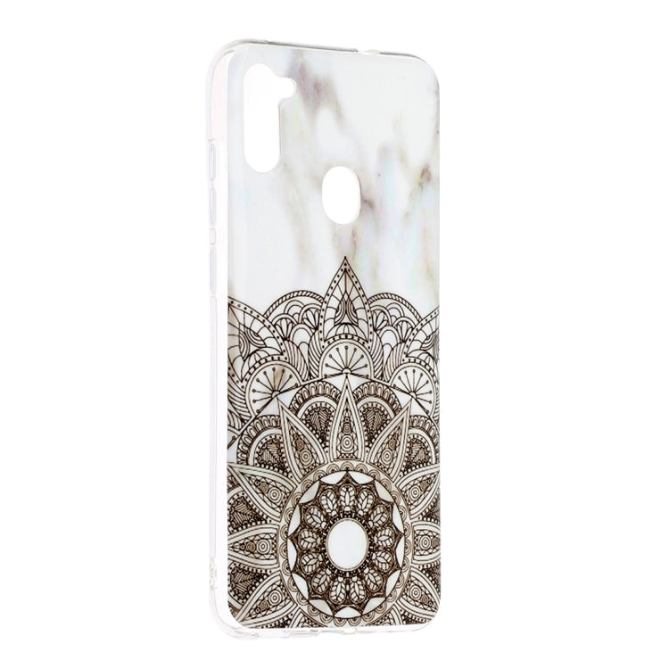 For Galaxy A11 Marble Pattern Soft TPU Protective Case