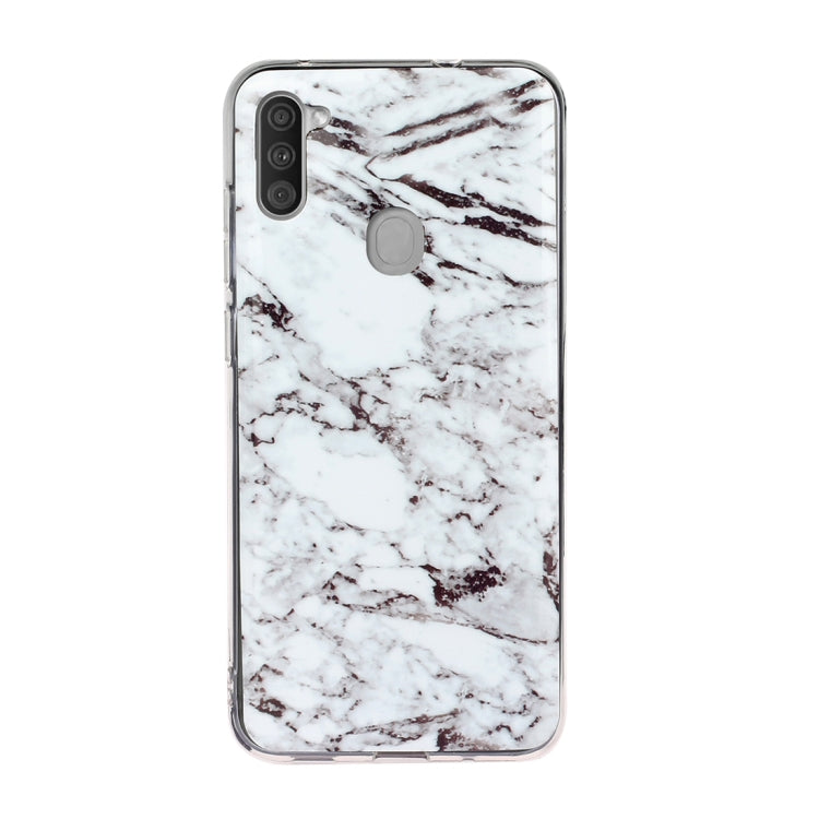 For Galaxy A11 Marble Pattern Soft TPU Protective Case