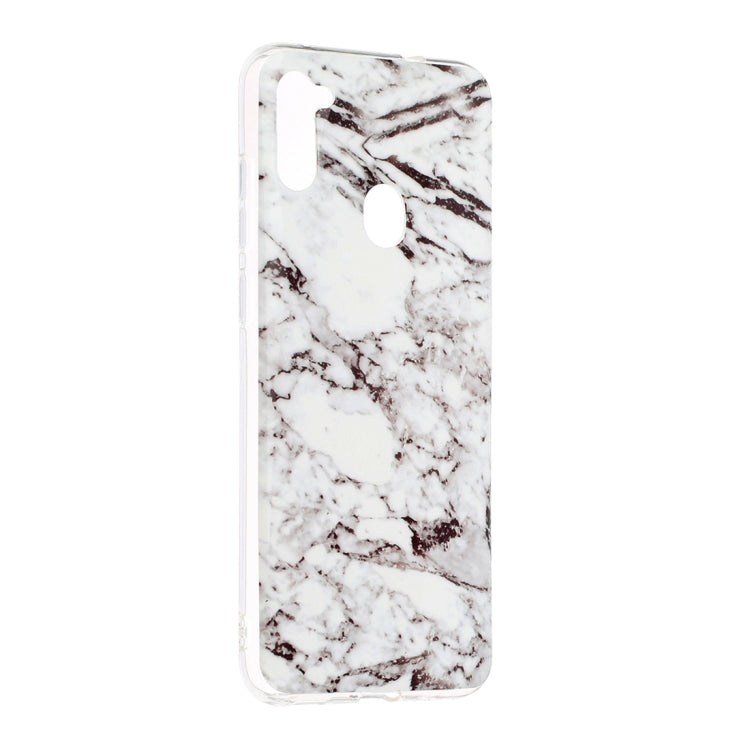 For Galaxy A11 Marble Pattern Soft TPU Protective Case