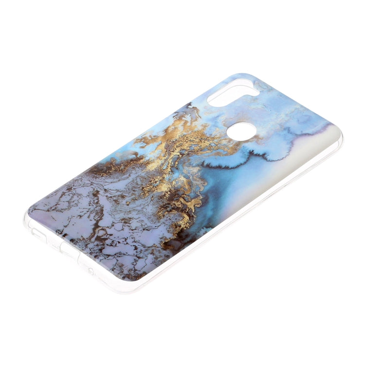 For Galaxy A11 Marble Pattern Soft TPU Protective Case