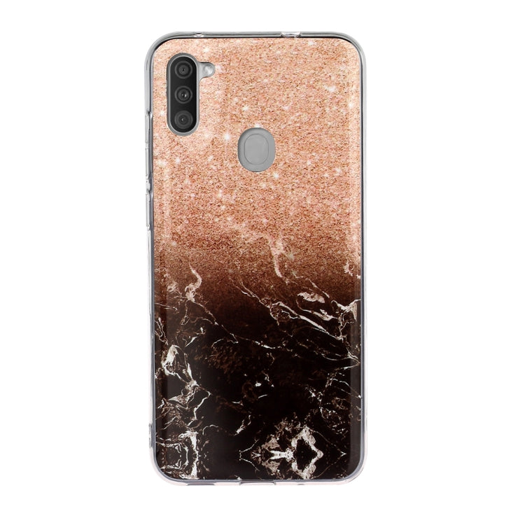 For Galaxy A11 Marble Pattern Soft TPU Protective Case