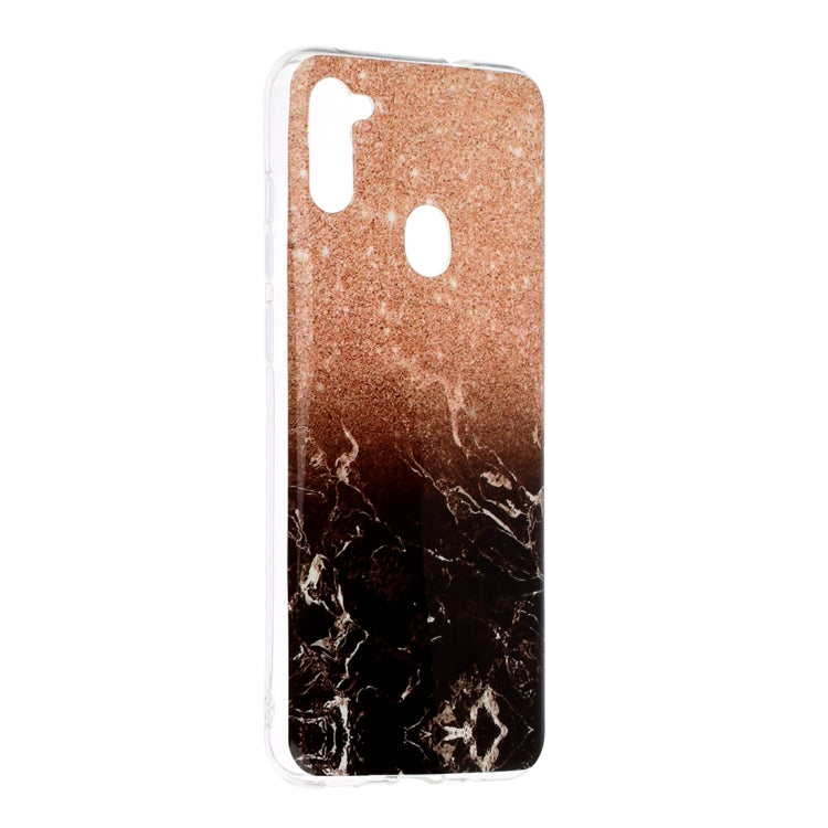 For Galaxy A11 Marble Pattern Soft TPU Protective Case