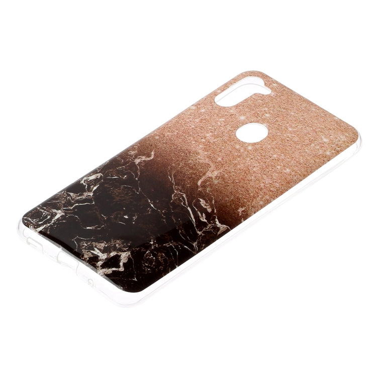 For Galaxy A11 Marble Pattern Soft TPU Protective Case