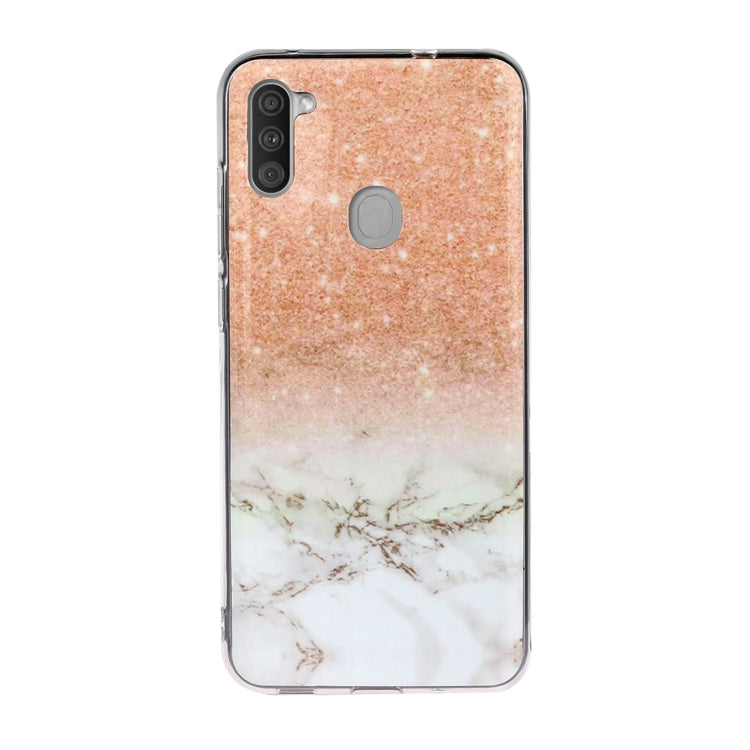 For Galaxy A11 Marble Pattern Soft TPU Protective Case