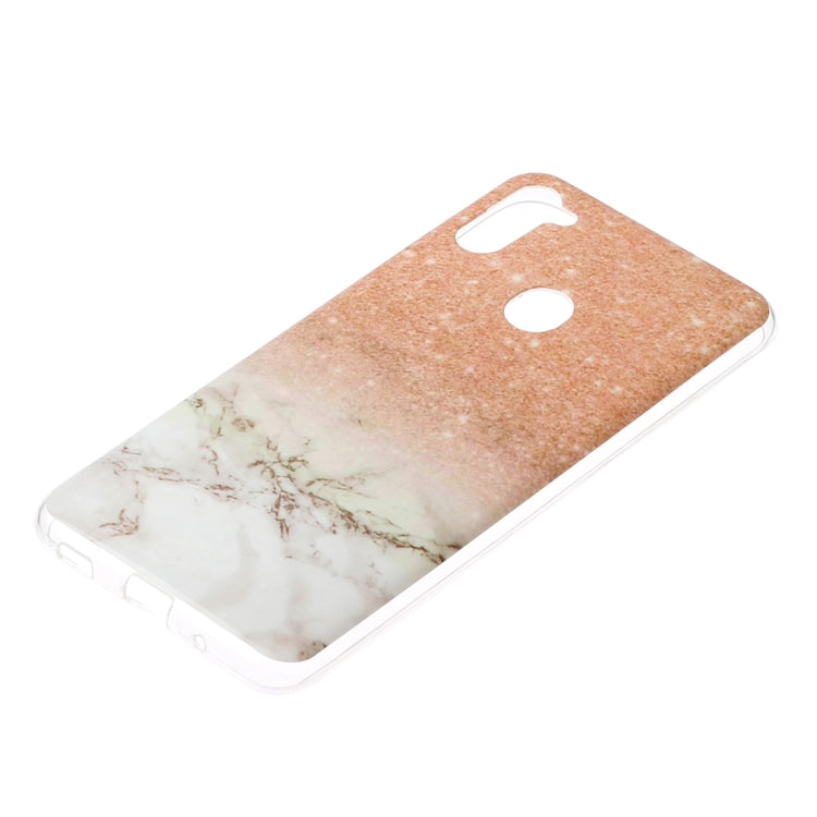 For Galaxy A11 Marble Pattern Soft TPU Protective Case