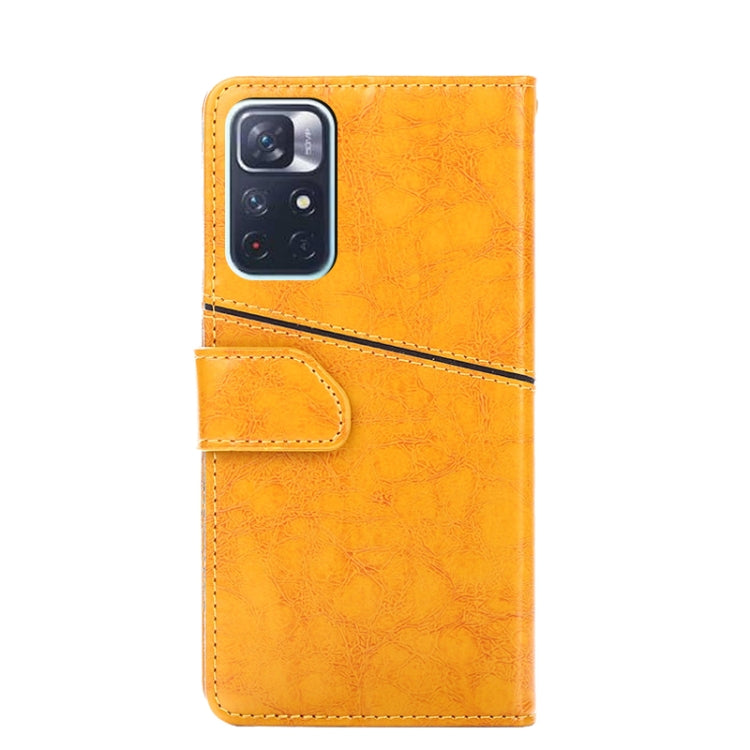 For Xiaomi Redmi Note11 5G  / Poco M4 Pro 5G Geometric Stitching Horizontal Flip Leather Phone Case