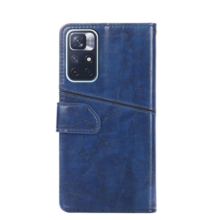 For Xiaomi Redmi Note11 5G  / Poco M4 Pro 5G Geometric Stitching Horizontal Flip Leather Phone Case
