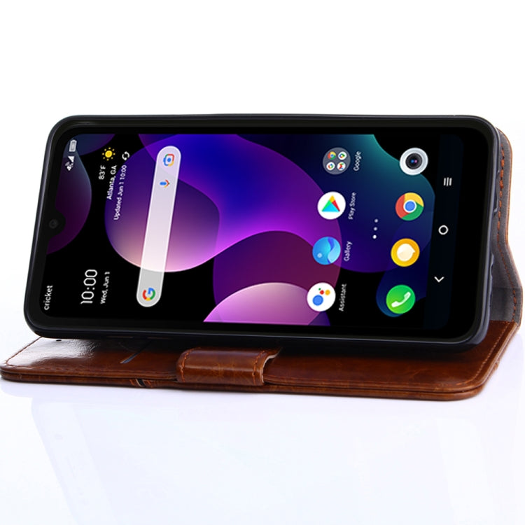 For Sony Xperia Pro-I Geometric Stitching Horizontal Flip Leather Phone Case