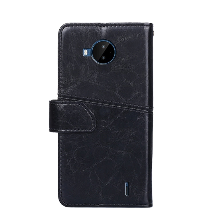 For Nokia C20 Plus Geometric Stitching Horizontal Flip Leather Phone Case