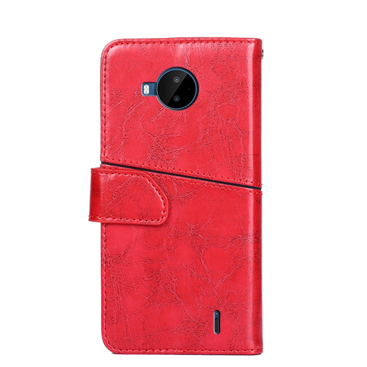 For Nokia C20 Plus Geometric Stitching Horizontal Flip Leather Phone Case