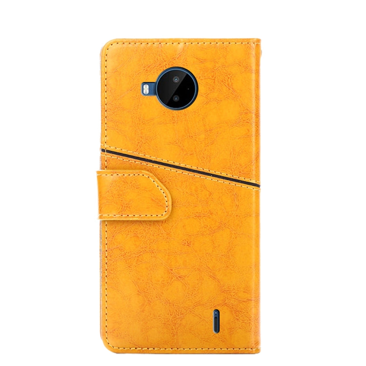 For Nokia C20 Plus Geometric Stitching Horizontal Flip Leather Phone Case