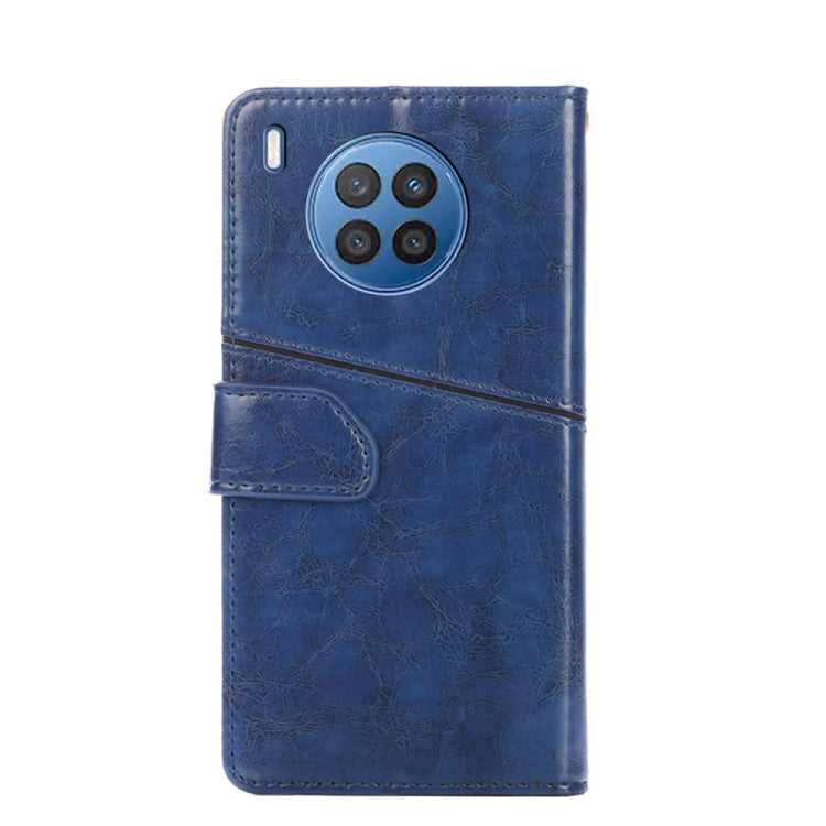 For Huawei nova 8i Geometric Stitching Horizontal Flip Leather Phone Case