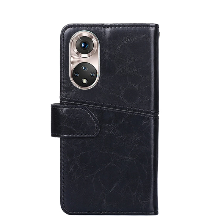 For Honor 50 Pro Geometric Stitching Horizontal Flip Leather Phone Case