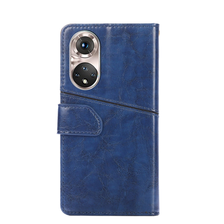 For Honor 50 Pro Geometric Stitching Horizontal Flip Leather Phone Case