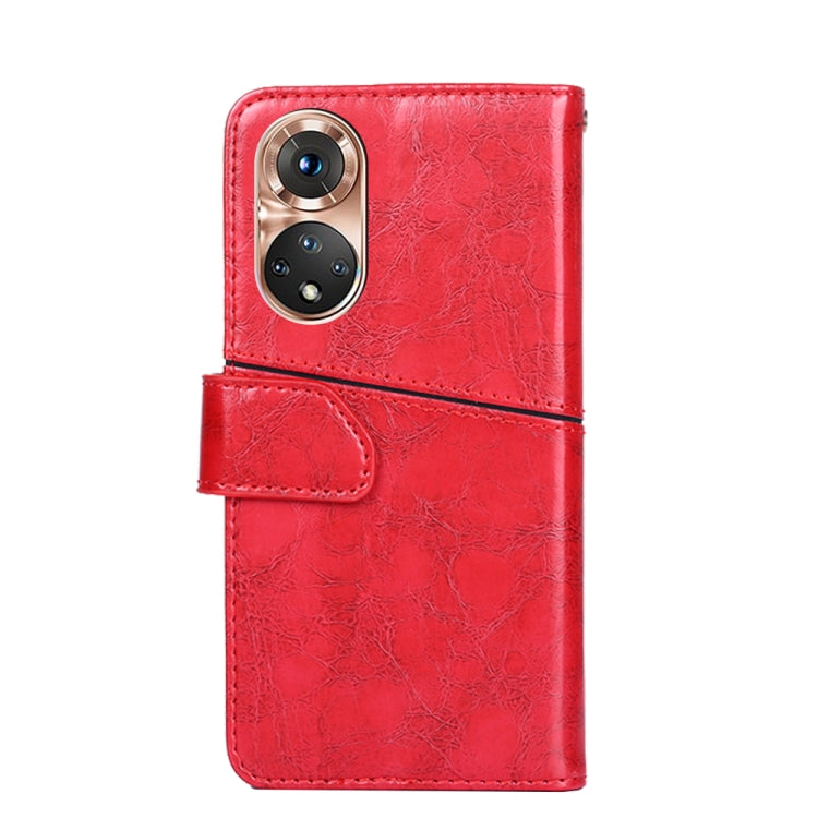 For Honor 50 Geometric Stitching Horizontal Flip Leather Phone Case