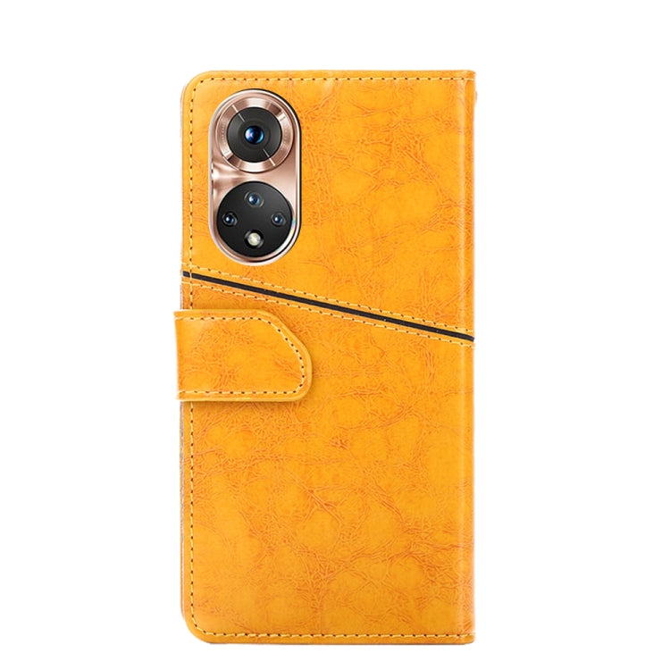 For Honor 50 Geometric Stitching Horizontal Flip Leather Phone Case