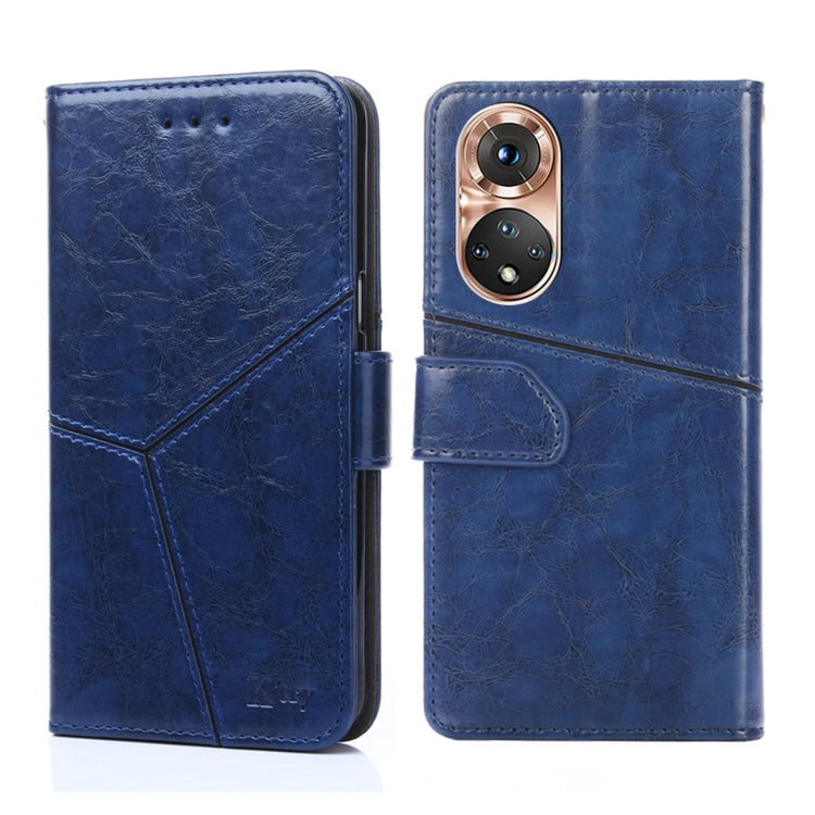 For Honor 50 Geometric Stitching Horizontal Flip Leather Phone Case