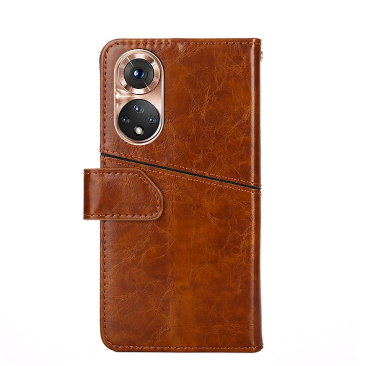 For Honor 50 Geometric Stitching Horizontal Flip Leather Phone Case