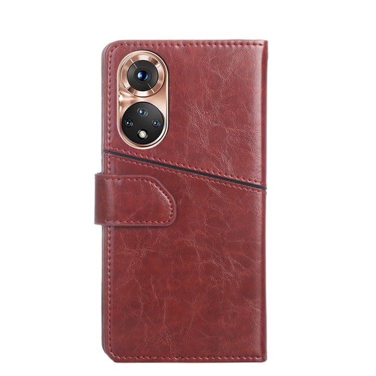 For Honor 50 Geometric Stitching Horizontal Flip Leather Phone Case