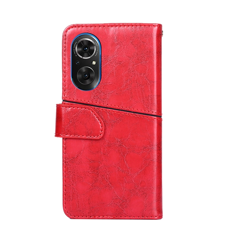For Honor 50 SE Geometric Stitching Horizontal Flip Leather Phone Case