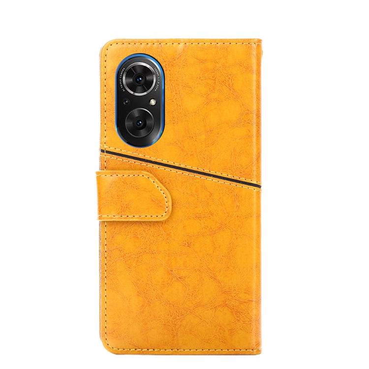 For Honor 50 SE Geometric Stitching Horizontal Flip Leather Phone Case