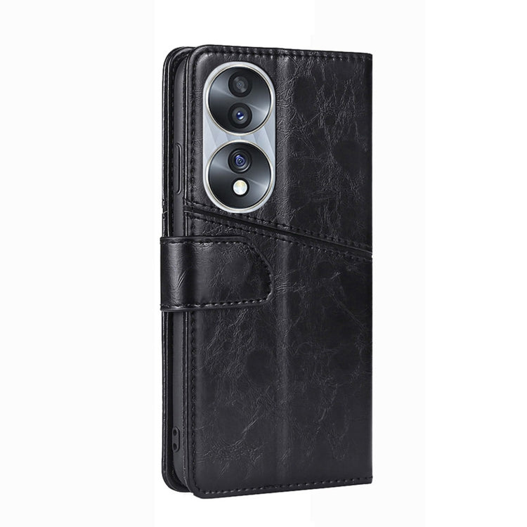 For Honor 70 Geometric Stitching Horizontal Flip Leather Phone Case