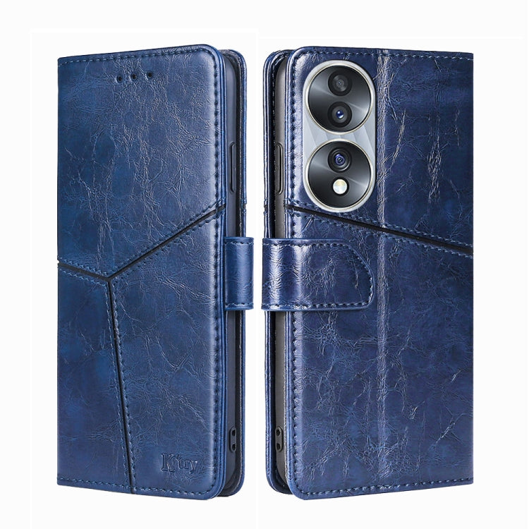 For Honor 70 Geometric Stitching Horizontal Flip Leather Phone Case