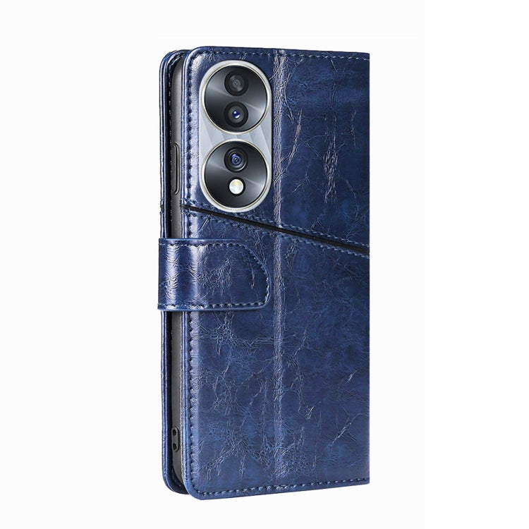 For Honor 70 Geometric Stitching Horizontal Flip Leather Phone Case