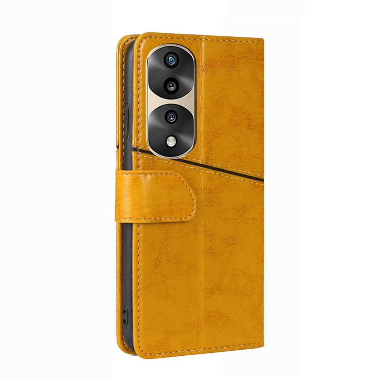 For Honor 70 Pro / 70 Pro+ Geometric Stitching Horizontal Flip Leather Phone Case