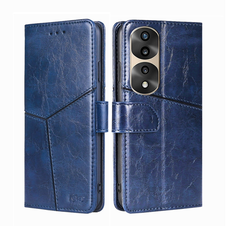 For Honor 70 Pro / 70 Pro+ Geometric Stitching Horizontal Flip Leather Phone Case