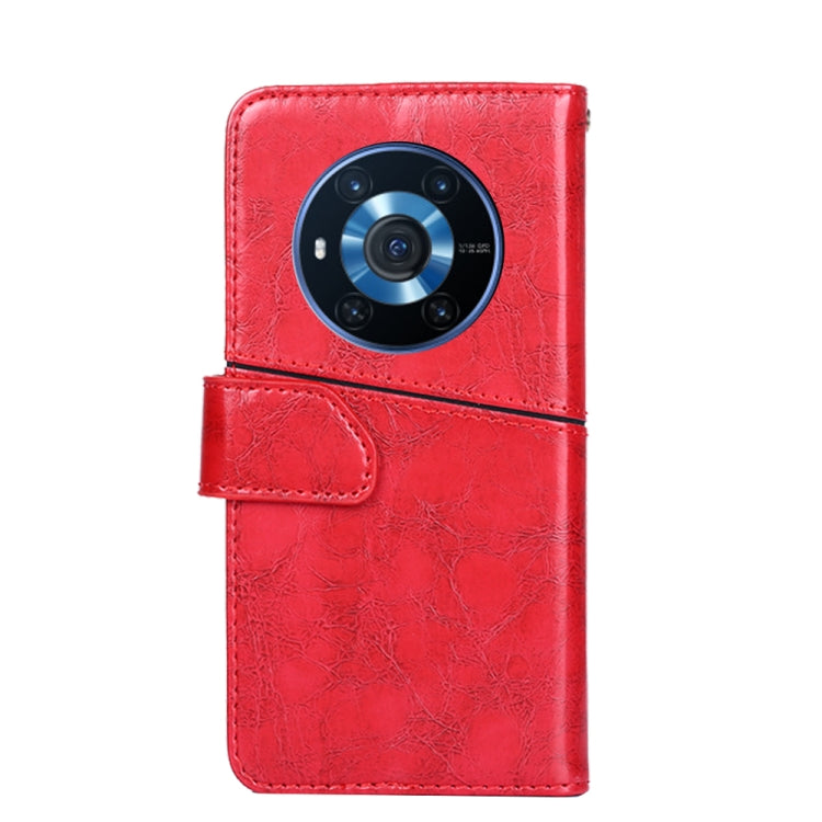For Honor Magic3 Geometric Stitching Horizontal Flip Leather Phone Case