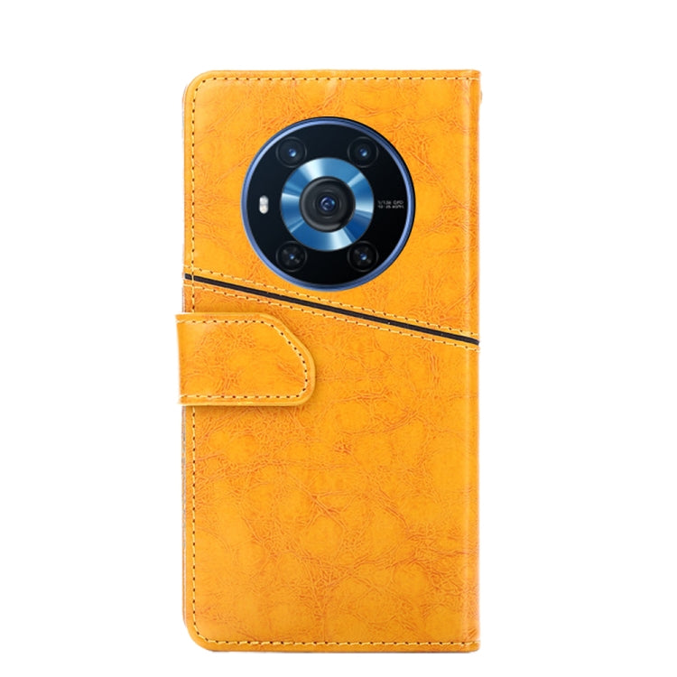 For Honor Magic3 Geometric Stitching Horizontal Flip Leather Phone Case