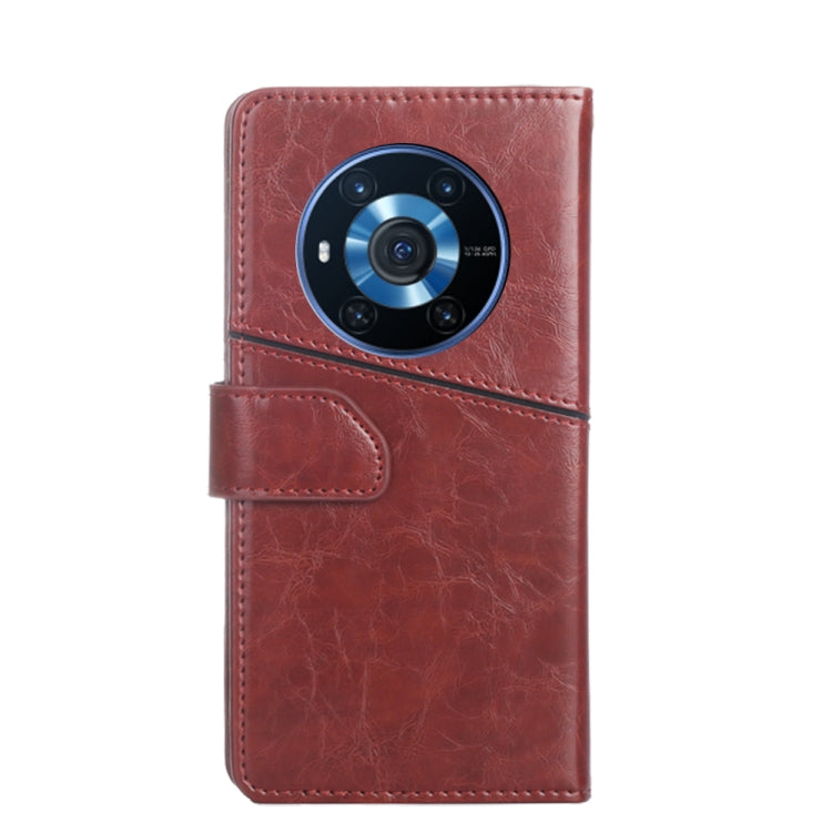 For Honor Magic3 Geometric Stitching Horizontal Flip Leather Phone Case