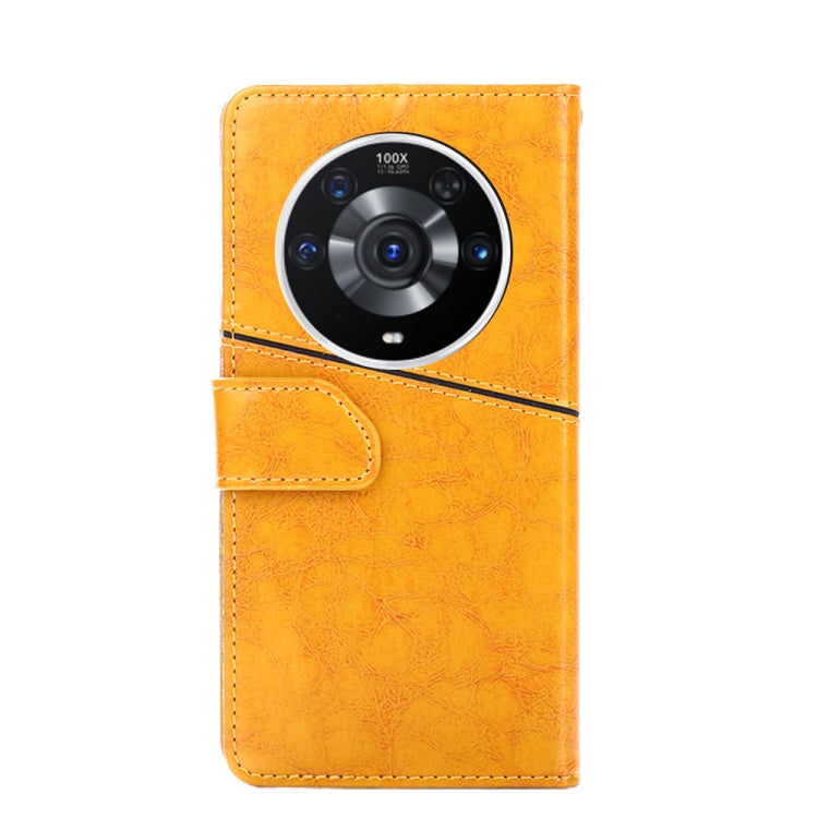 For Honor Magic3 Pro Geometric Stitching Horizontal Flip Leather Phone Case