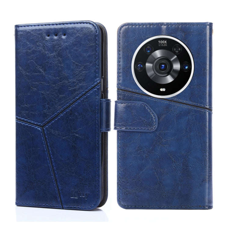 For Honor Magic3 Pro Geometric Stitching Horizontal Flip Leather Phone Case