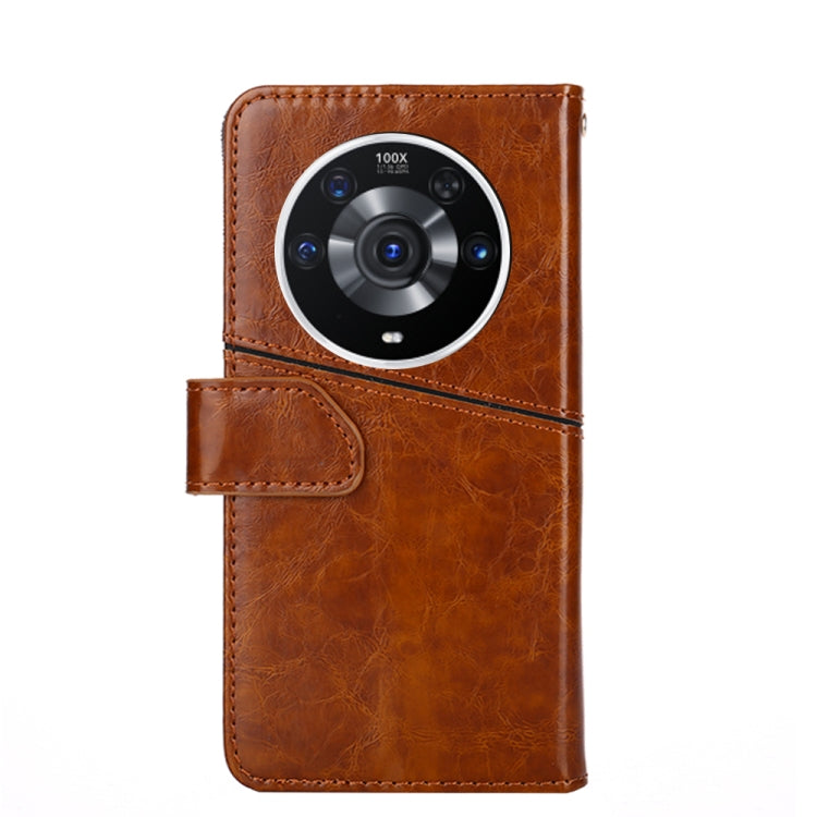 For Honor Magic3 Pro Geometric Stitching Horizontal Flip Leather Phone Case